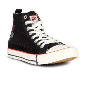 Fila Men's Maverick HI Black Red Canvas Shoe
