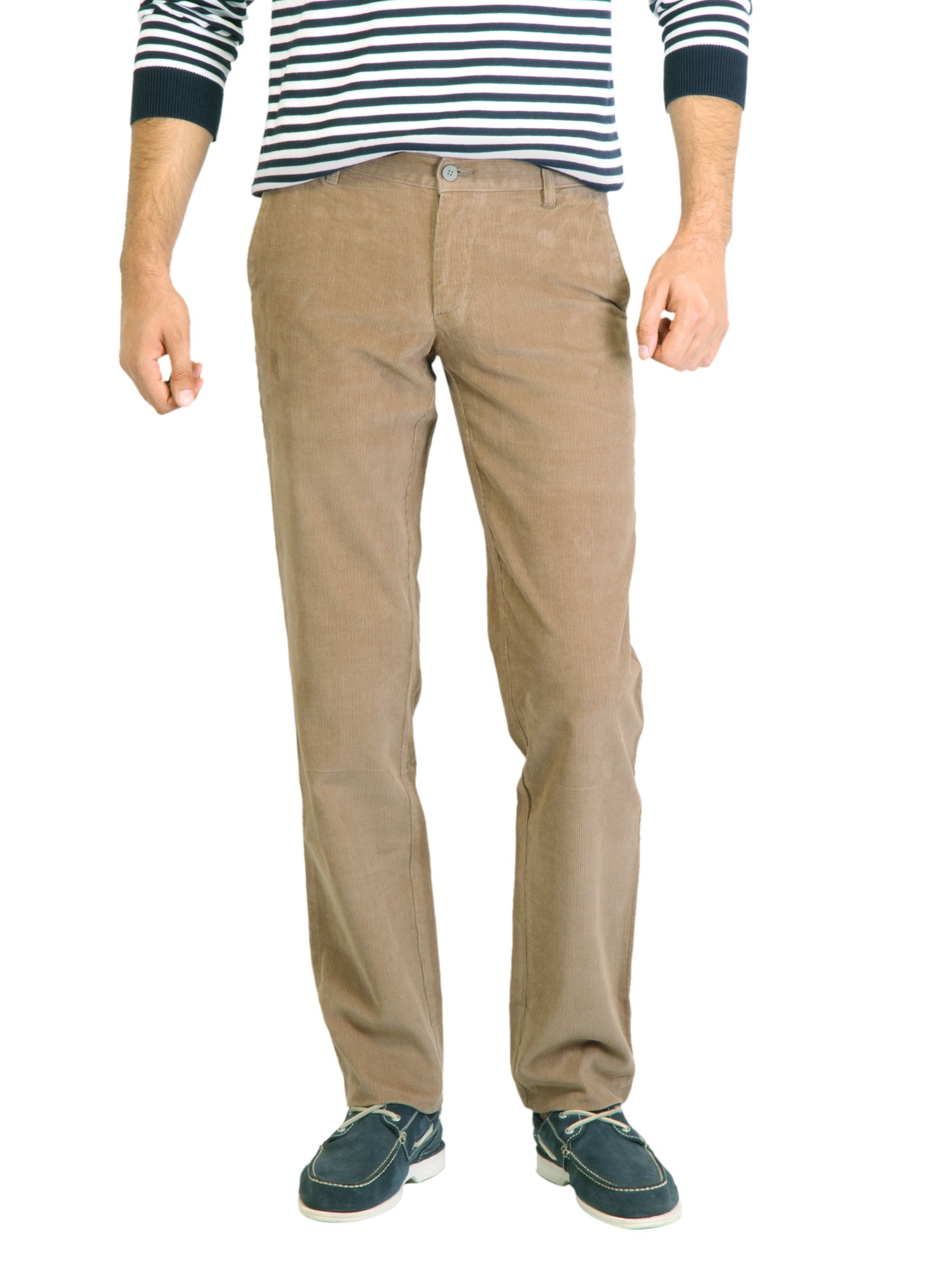 Turtle Solid Men Khaki Trouser