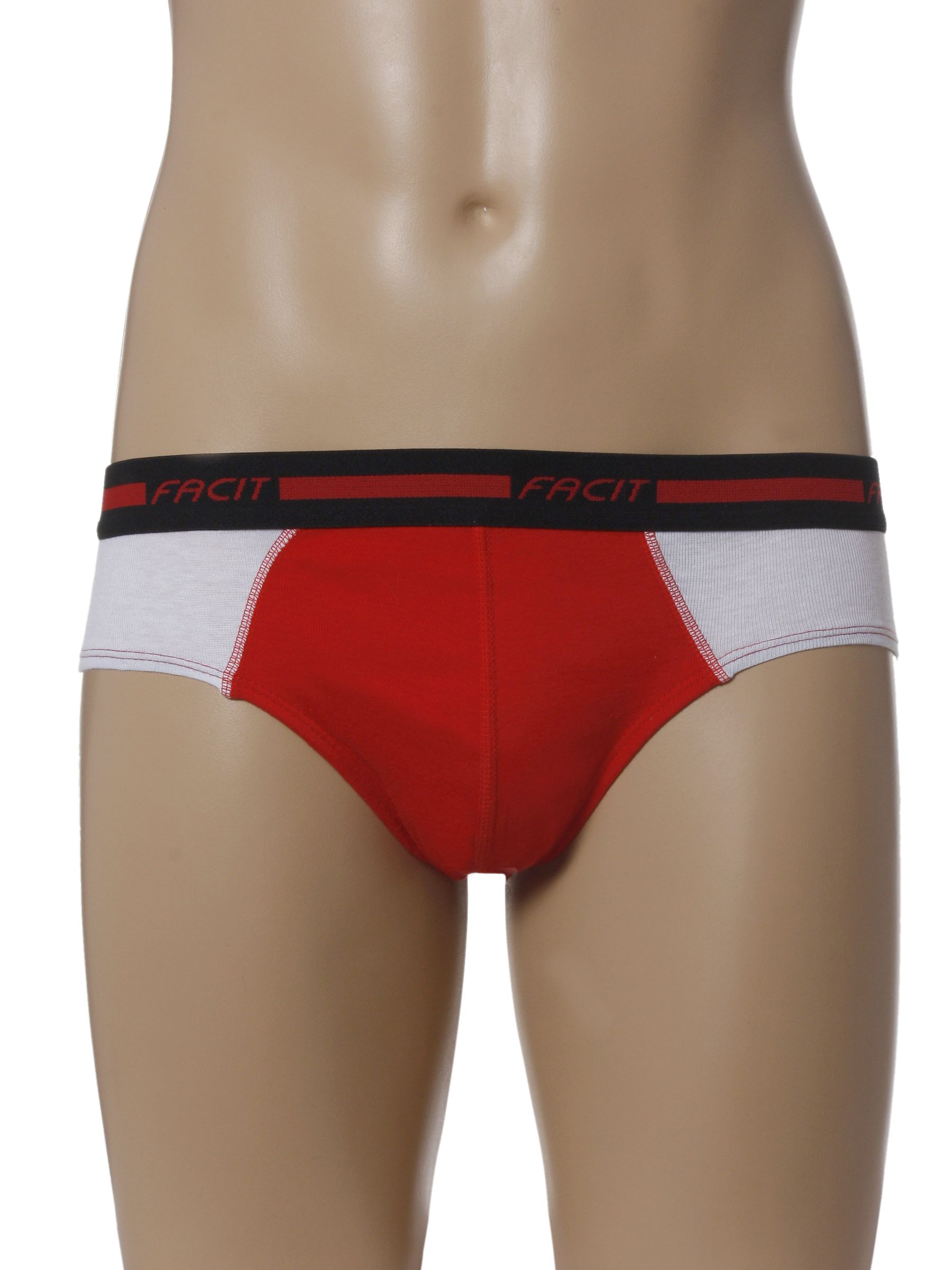 Facit Men Fusion Brie Red Briefs
