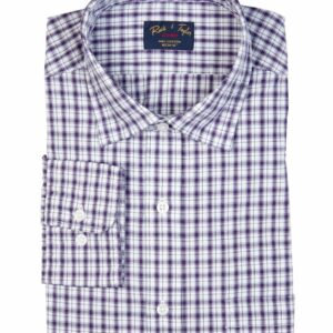Reid & Taylor Men Check White Shirt