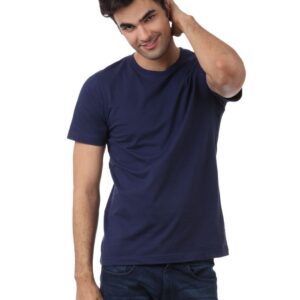 Myntra Men Navy Blue T-shirt