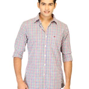 Belmonte Men Check Blue Shirts