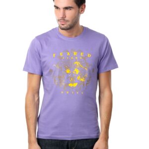 Myntra Men Feared Strom Drive Purple T-shirt