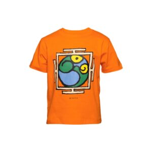 Tantra Kid's Unisex Yantra Om Orange Kidswear