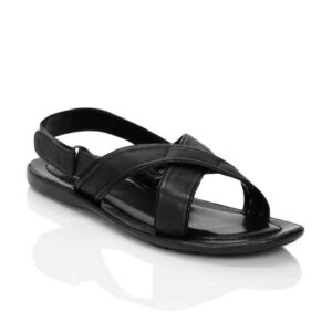 Enroute Men Black Sandals