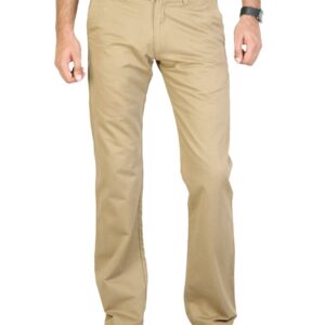Highlander Men Classic Chinos Khaki Trousers