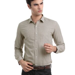 Mark Taylor Men Brown Shirt