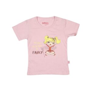 Doodle  Fairy Girl Pink Tshirt