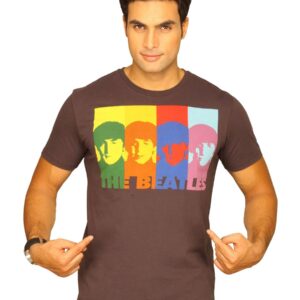 Beatles Men's The Beatles Dark Grey T-shirt