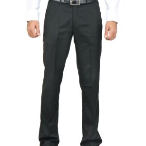 Genesis Men Stripes Black Trousers