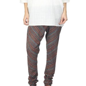 Fabindia Women Printed Blue & Red Churidar