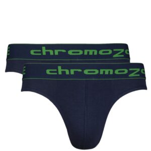 Chromozome Men Blue Pack of 2 Briefs