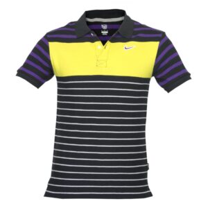 Nike Men Club Pique Black Polo T-shirt