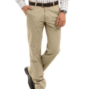 Scullers Men Beige Trousers