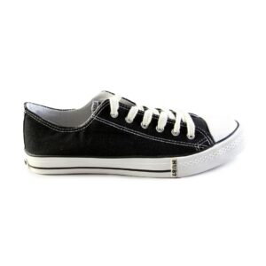 Numero Uno Men's Casual Black Canvas Shoe