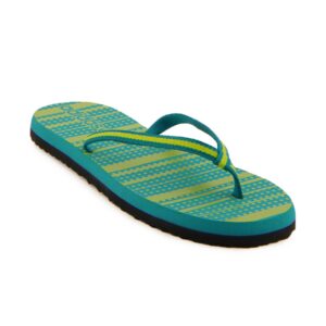 ADIDAS Women Dots and Stripes Blue Flip Flops