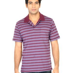 Turtle Stripes Men Purple TShirt