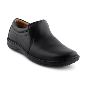 Clarks Men Black Stroll Over Casual Shoes