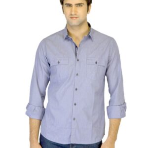 Provogue Men Blue Shirt