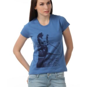 Myntra Women Blue T-shirt