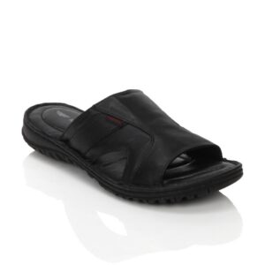 Red Tape Men Black Sandals