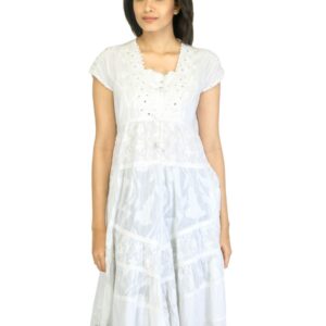 BIBA Women Ethnic White Kurta