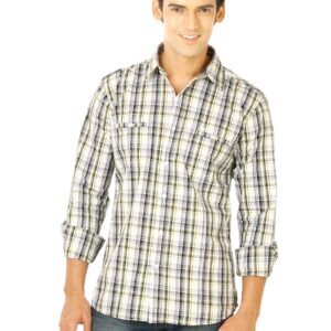 Flying Machine Men Ydc Grey Shirts