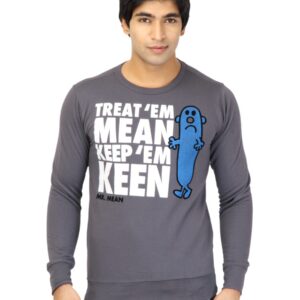 Mr. Men Men Keen Charcoal Tshirts