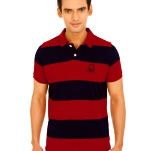 United Colors of Benetton Men Light Winter Red Tshirts
