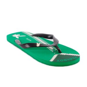 Playboy Men Green Flip Flops