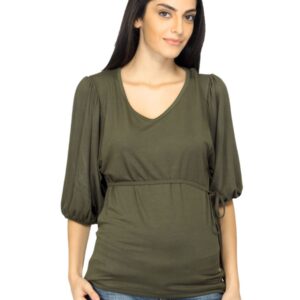 Arrow Woman Olive Top