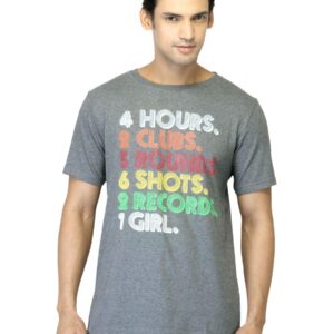 Puma Men Printed Grey T-shirt
