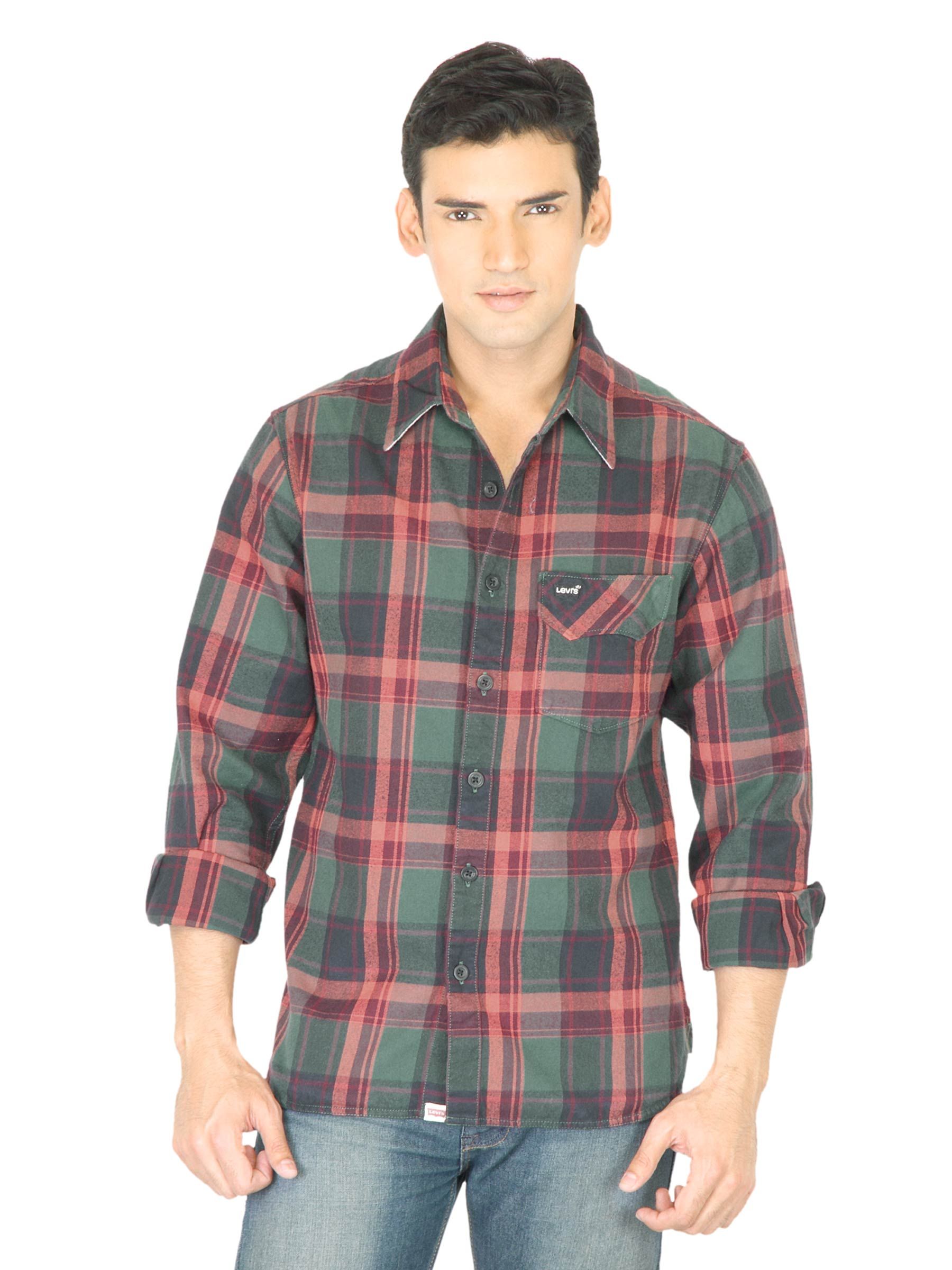 Levis Men Classics Red Shirt