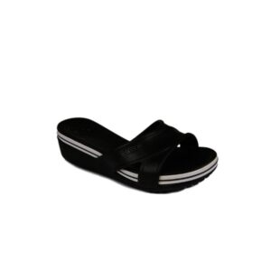 Crocs Women Band Wedge Black Floater