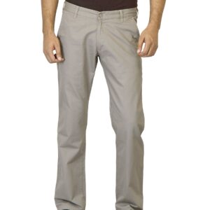 Highlander Men Light Grey Trousers