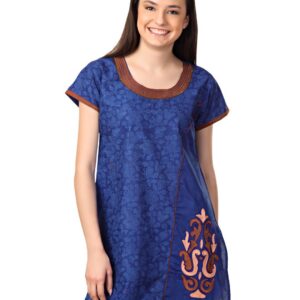 Span Women Blue Kurta