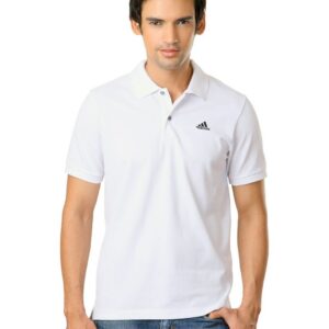 ADIDAS Men White T-shirt