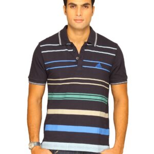 ADIDAS Men's Navy Blue Polo T-shirt