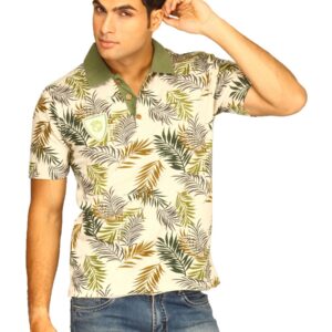 DUSG Men's Tadoba Organic Cotton Cappuccino T-shirt