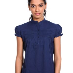 Lee Women Navy Blue Top