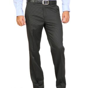 Arrow Men Stripes Black Trousers