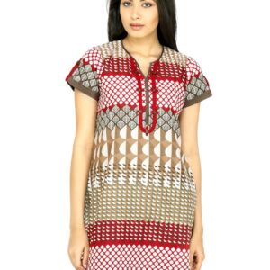 Aneri Women Barkha Red Kurta