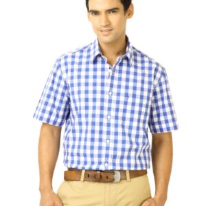 Indian Terrain Men Arvis Blue Shirts