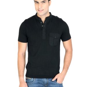 United Colors of Benetton Men Short Black T-shirt