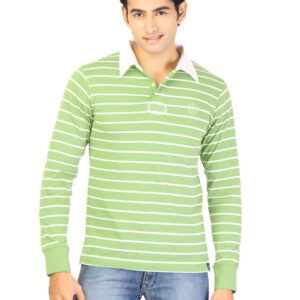 Lee Men Stripes Green Tshirts