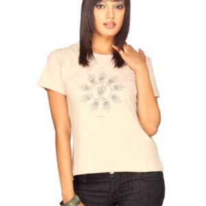 Tantra Women's Mudra Cream T-shirt