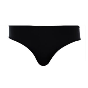 Enamor Women Black Mid-Rise Bikini Brief
