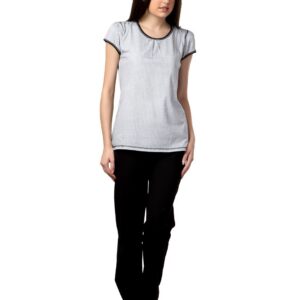 SDL by Sweet Dreams Women White Pyjama Set