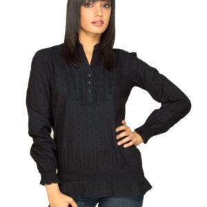 Lee Women Black Shirt