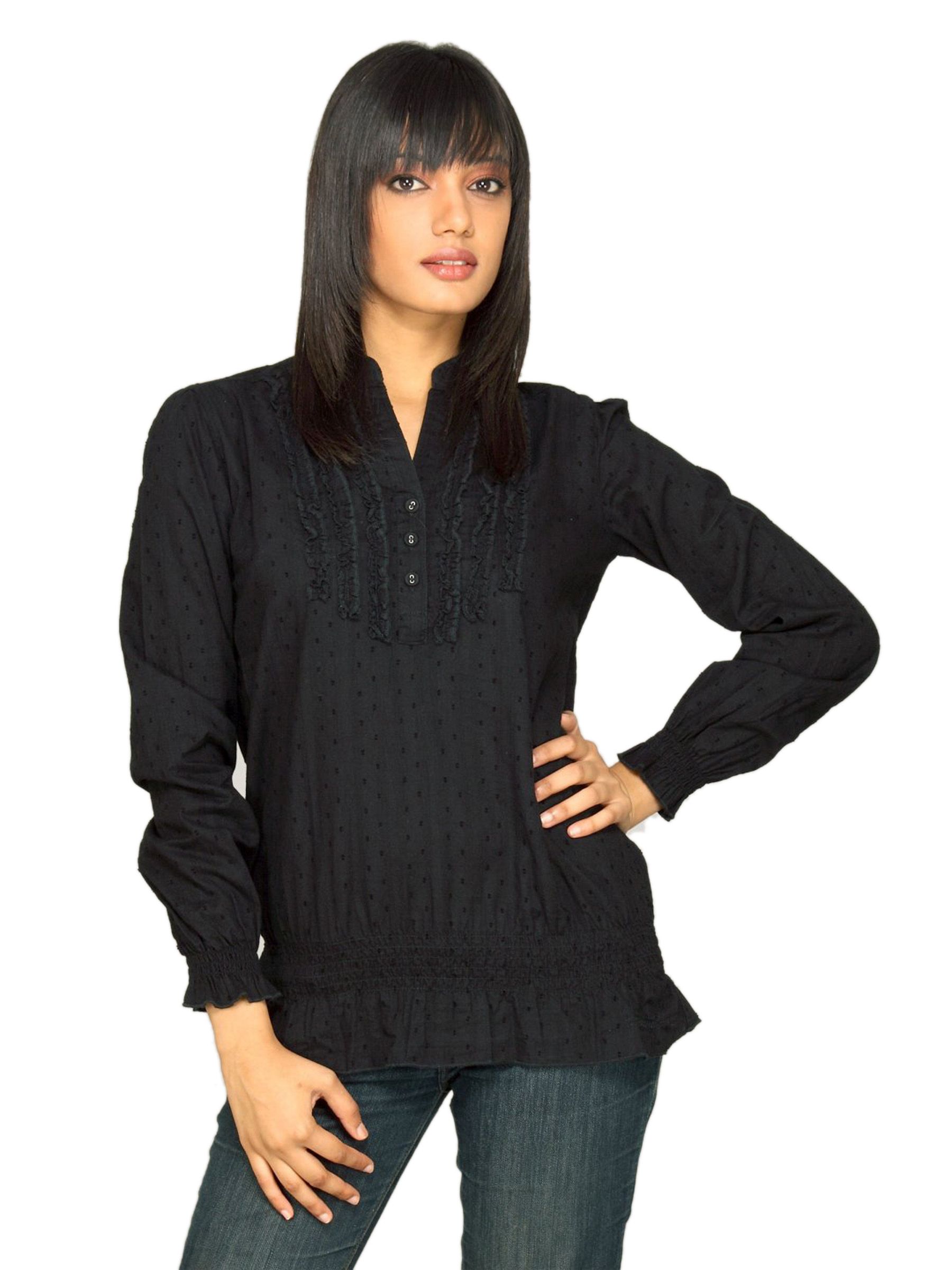 Lee Women Black Shirt